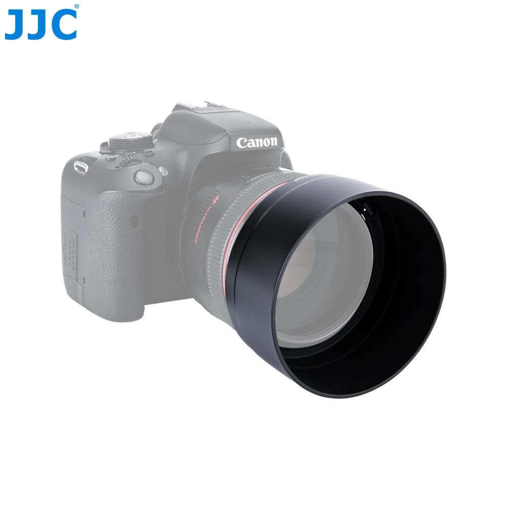 JJC LH-78 простой конструкции Камера DSLR Аксессуары черный бленда Тенты для canonef 50 мм