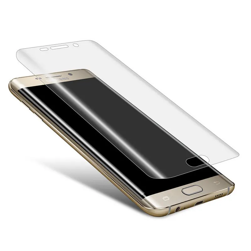 Защитная пленка для экрана Samsung Galaxy S6 S7 Edge S8 Plus s6 s7 s8 Pet полное покрытие (не