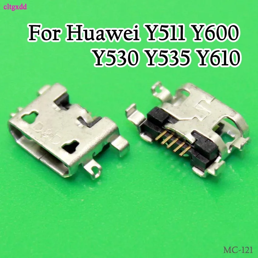 Cltgxdd 20 шт./лот Micro Usb зарядный порт док разъем для Huawei Ascend Y511 Y600 Y530 Y535 Y610
