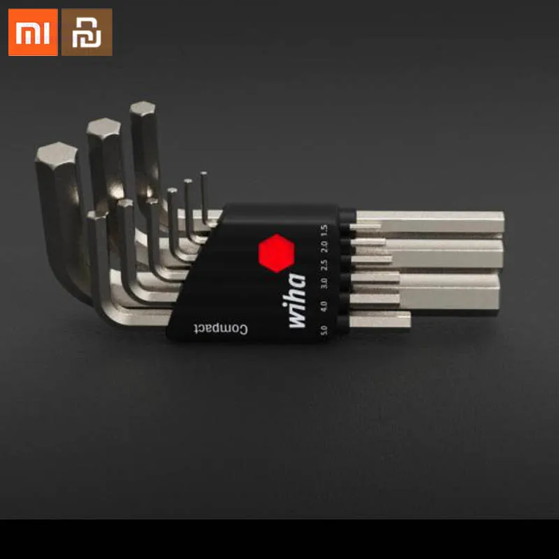 Новый Набор отверток xiaomi mijia Whia с шестигранным ключом 9 предметов ручной