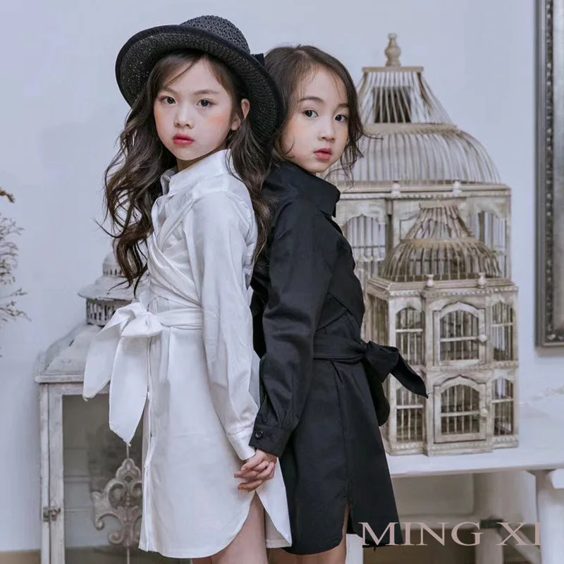 2019 spring new children's clothing shirt in the long section of with a thin coat | Детская одежда и обувь