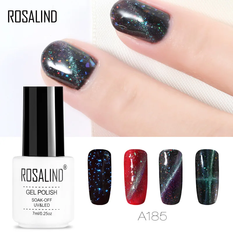 Розалинд Гель лак для ногтей 4D солнцезащитные очки &quotкошачий глаз&quot