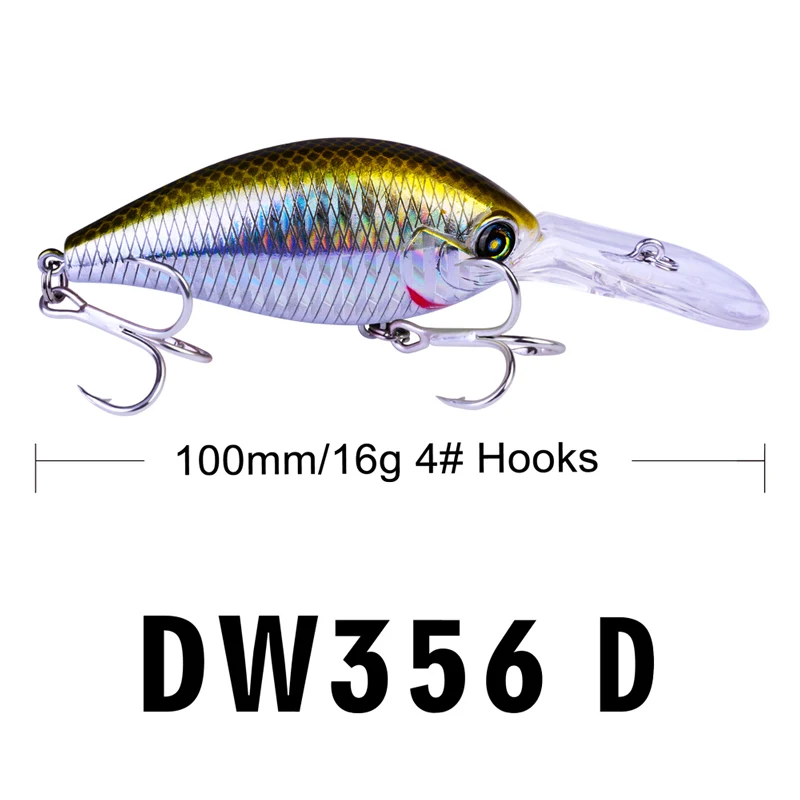Color D 1 шт. Topwater Crankbait 10 см 16 г жир fWobbler Isca искусственная жесткая приманка окунь пластиковые рыболовные снасти на пескаря - Цвет: Color D