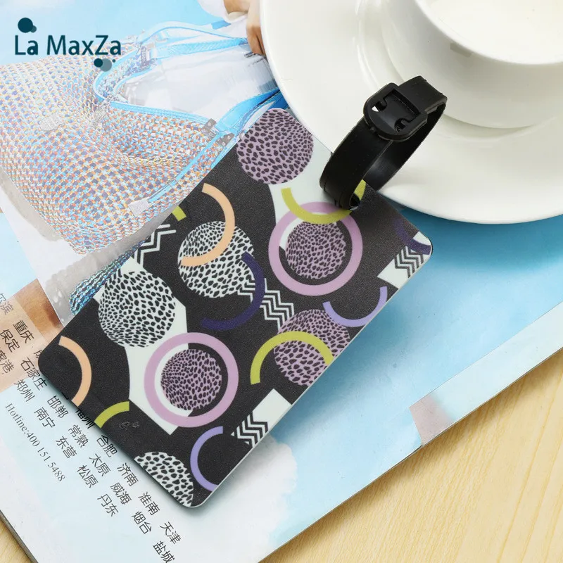 Silicone Factory Direct Selling Etiquette Bagage Luggage Tag for Travel Reizen Accessoires Kofferlabel Viaggio Travel Accessorie - Color: E