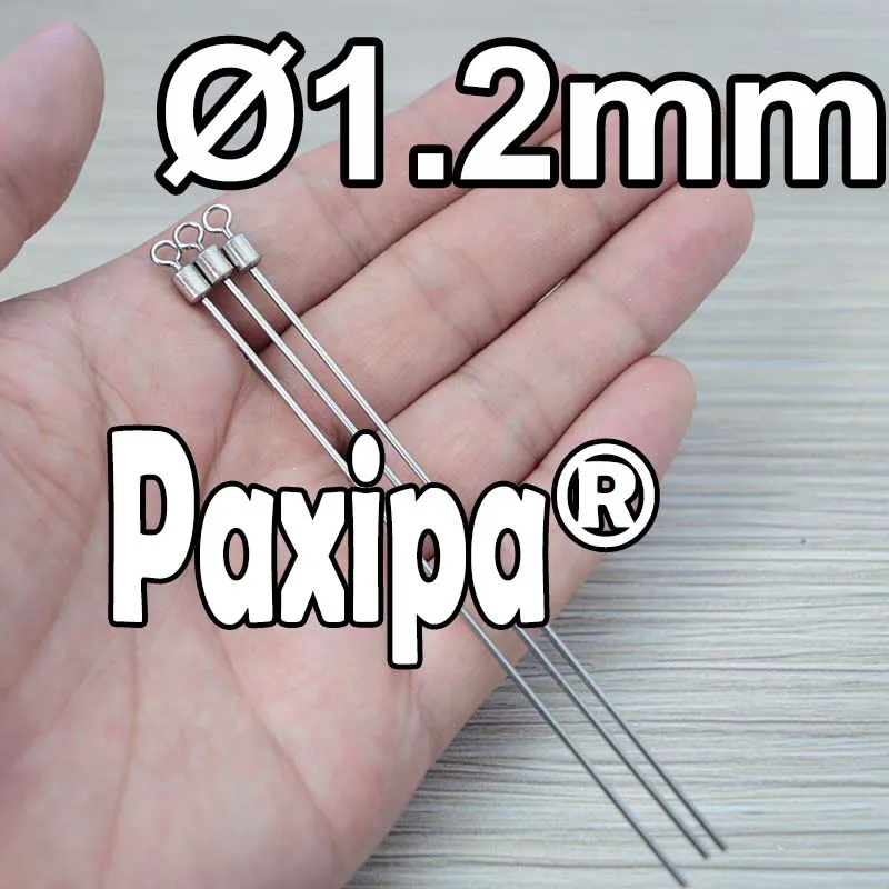 1.2 20 штук, жесткая стальная проволока, длинный полюс, Вертлюг, нержавеющая сталь, баррель, подвижный разъем, рыболовные аксессуары, снасти - Цвет: 1.2