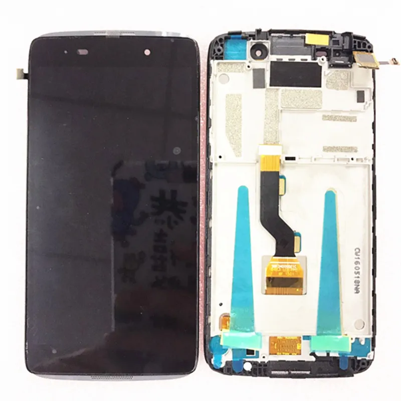 ЖК дисплей для idol 3 кодирующий преобразователь сенсорного экрана в сборе Alcatel One