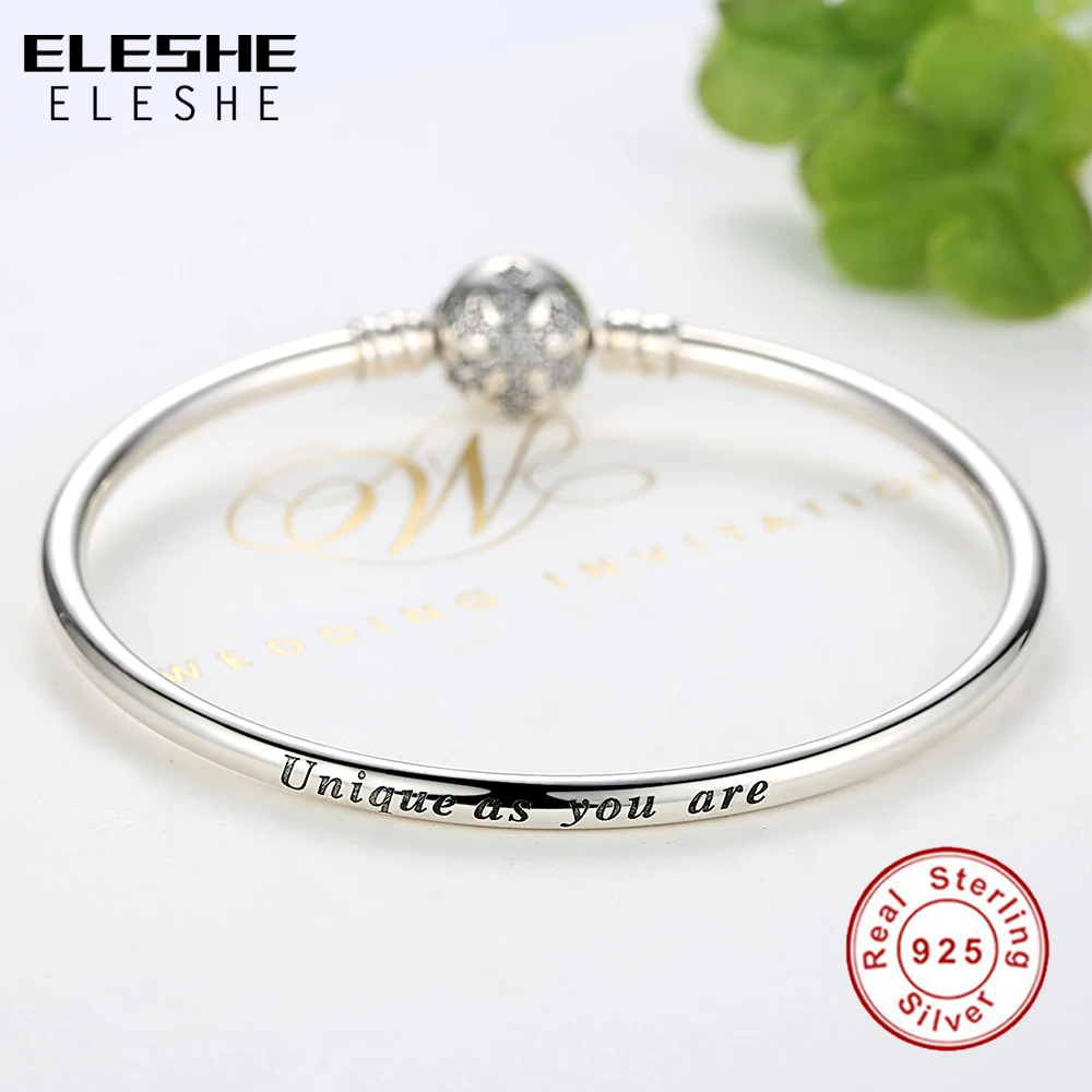 Браслет из серебра 925 пробы с твердой цепочкой в виде змеи браслет кристаллами