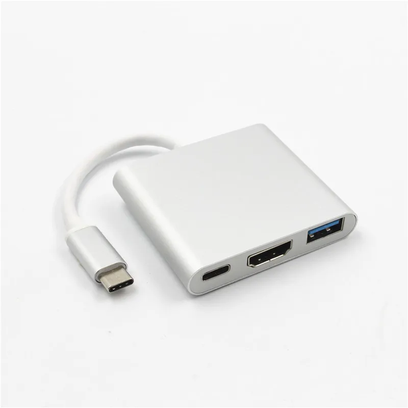 MEMTEQ HD USB Hub 3 1 Type C Female to 4k HDMI в мульти кабель адаптер конвертер для Macbook