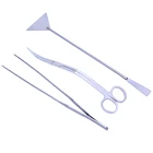 Набор инструментов для аквариума из нержавеющей стали, 3 шт.компл.