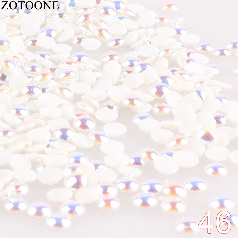 ZOTOONE SS16 Стразы для одежды свадьбы следы Сделай Сам керамика жемчужные стразы