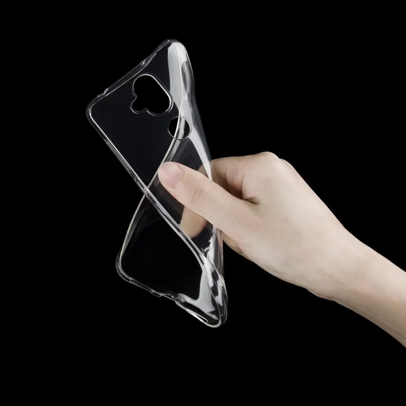 Clear Для Asus Zenfone 5 Lite ZC600KL 6," чехлы для мобильного телефона из мягкого силикона с Чехлы бобы Окрашенные чехол для Asus ZF5Q X017D задняя крышка Капа - Цвет: Clear