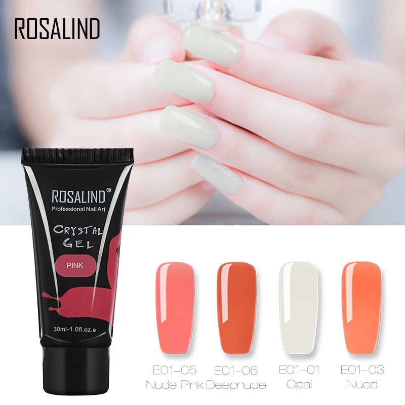 Розалинд 30 мл строительный гель лак для ногтей Дизайн маникюр поли Полировочный