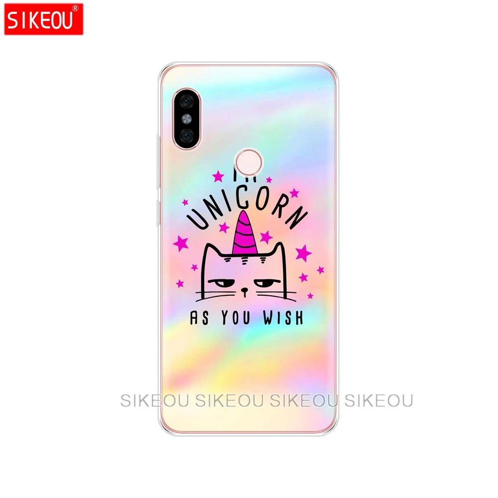 33816 Силиконовый чехол для телефона Xiaomi Redmi Note 6 Pro 6,26 '', мягкая задняя крышка из ТПУ для Xiaomi Redmi Note 6 Pro Note6 Pro 6Pro, чехол - Цвет: 33816