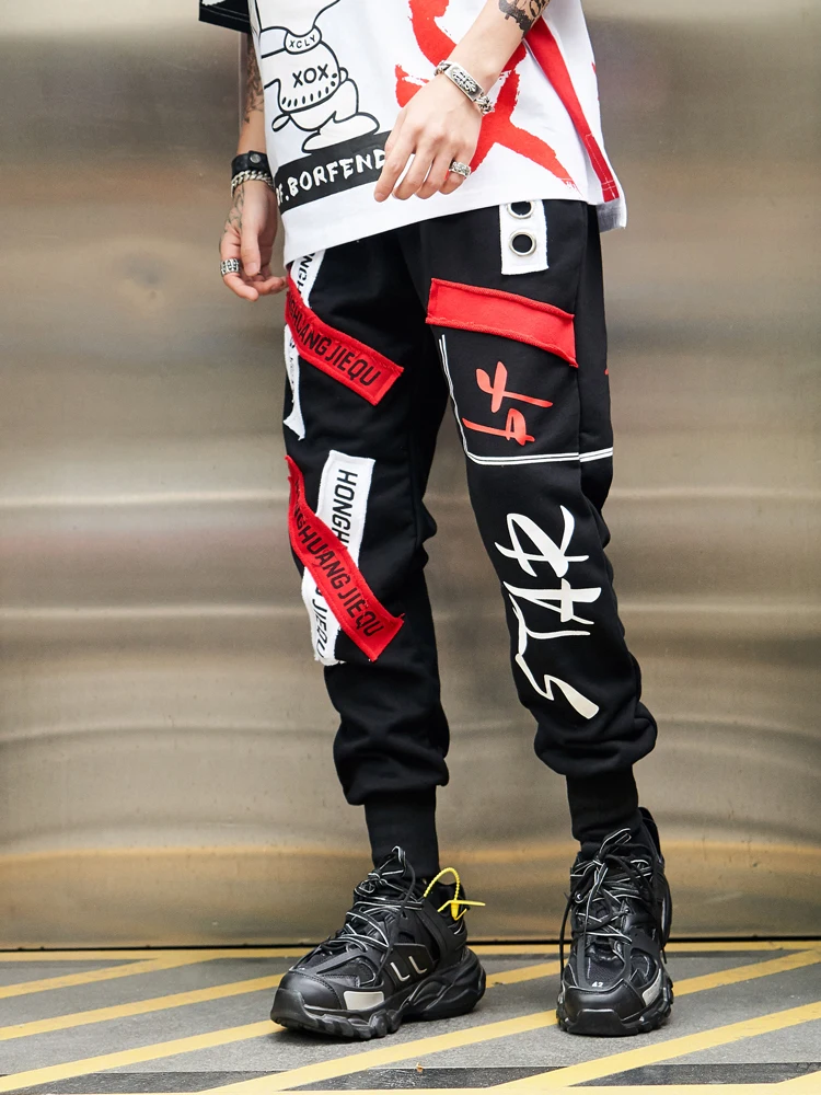 Men's Cargo Harem Pants 2018 Hip Hop Casual Male Tatical Joggers Trousers Fashion Streetwear | Мужская одежда