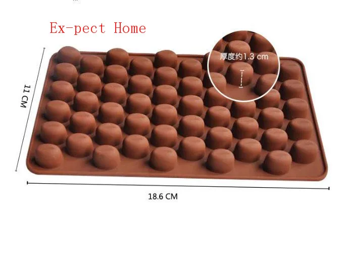 По dhl 150 шт Новое поступление Высокое качество силиконовый 55 полость мини кофе