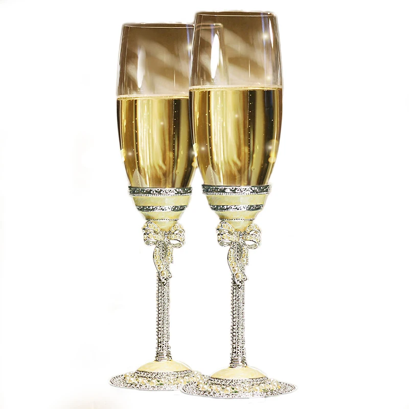 Flask For Alcohol Glass Hip Cup Crystal Whisky Bottle Red Wine Champagne Party Drinkware Wedding Gift 2pcs/set | Дом и сад