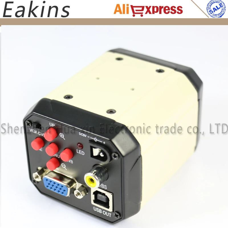 2 Мп HD VGA USB микроскоп камера для промышленной лаборатории AV TV выход + 180X/300X C-mount