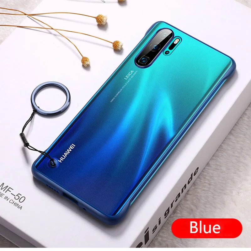 P30 Бескаркасный чехол для huawei P20 Pro Чехол s ультра тонкий жесткий матовый