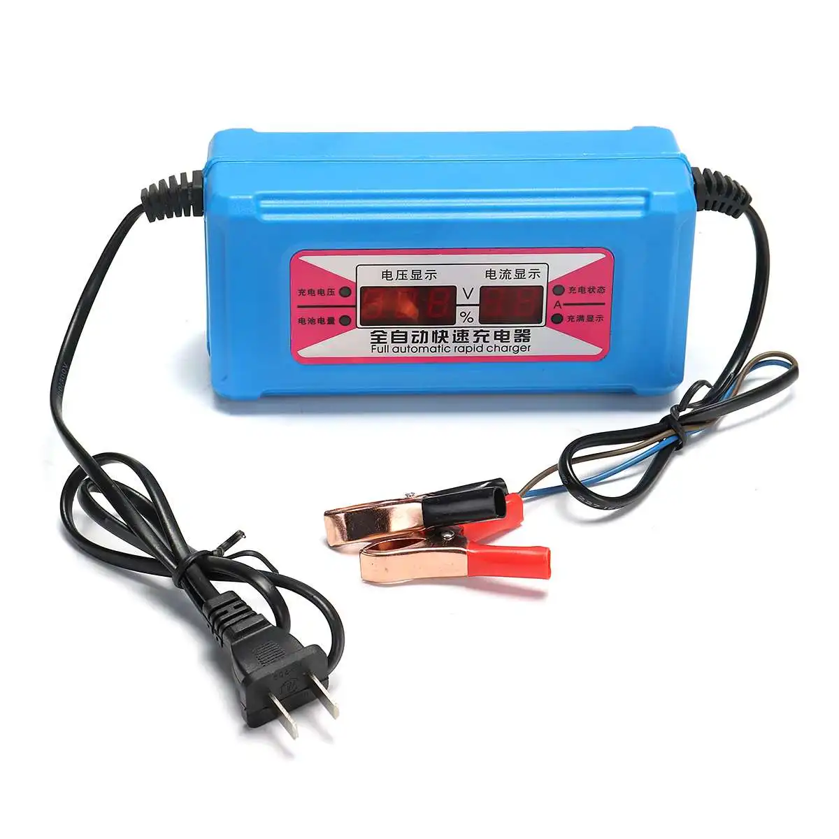 6A 12v 6/10/16A автоматический ЖК-дисплей Цифровой walkie talkie автомобильное мотоцикл смарт-устройство для быстрой Батарея Зарядное устройство+ с цифровым Дисплей - Цвет: 6A