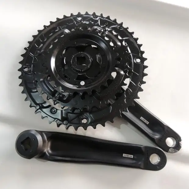 Новая Shimano Altus FC-M371 тройной рукоятки диаметра окружности болтов(9x3-speed 44/32/22T