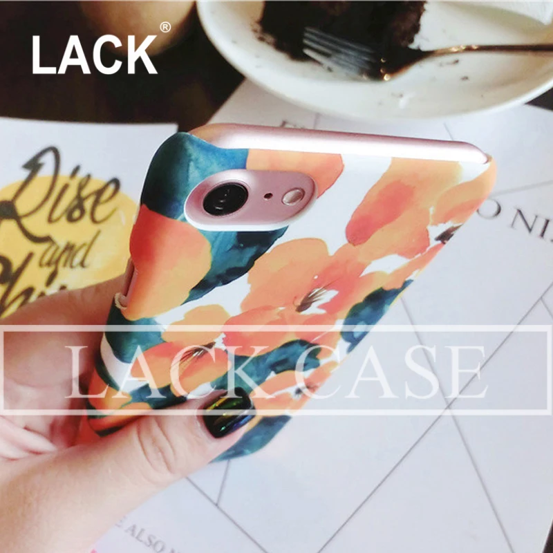 ОТСУТСТВИЕ Красочные Цветы Маслом Задняя Крышка для iPhone 7 Случае iphone Plus Мода как