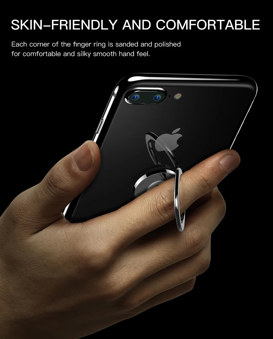 Baseus кольцо-держатель для iPhone 11 Pro Max X Xs Xr Xiaomi Redmi магнитный автомобильный держатель-кольцо для мобильного телефона
