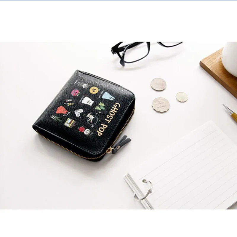 Женские кошельки с принтом летающих птиц брендовый короткий кошелек в долларах