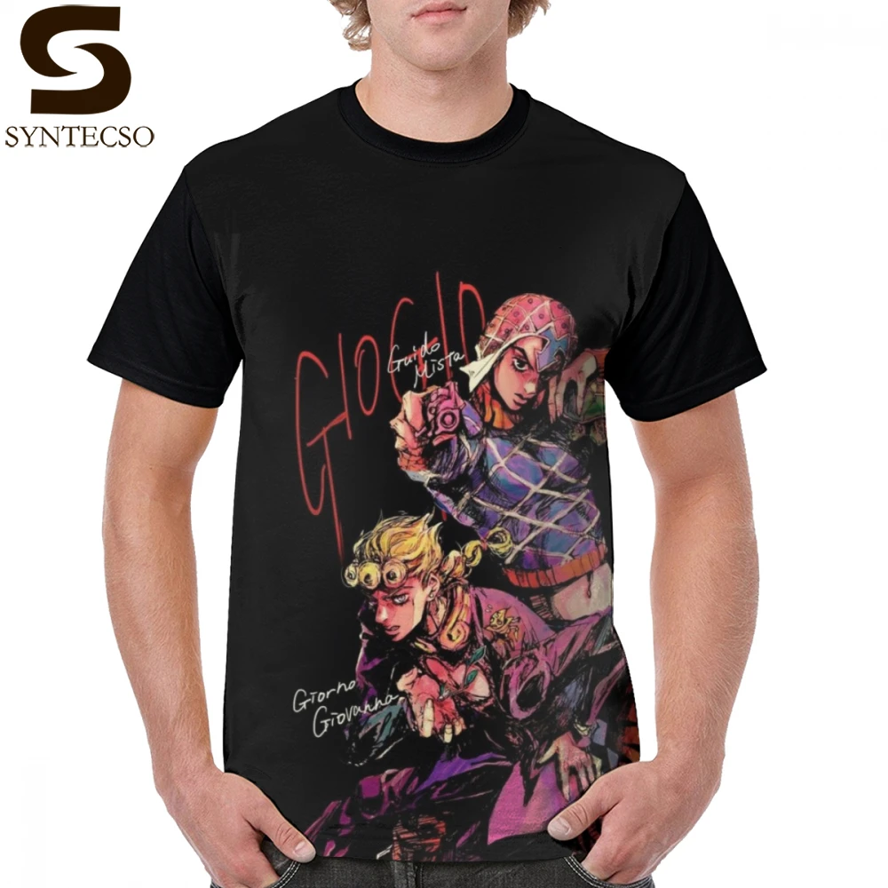 

Jojo T Shirt The Best Duo T-Shirt Printed Short Sleeve Graphic Tee Shirt Mens Polyester Funny Casual 6xl Tshirt