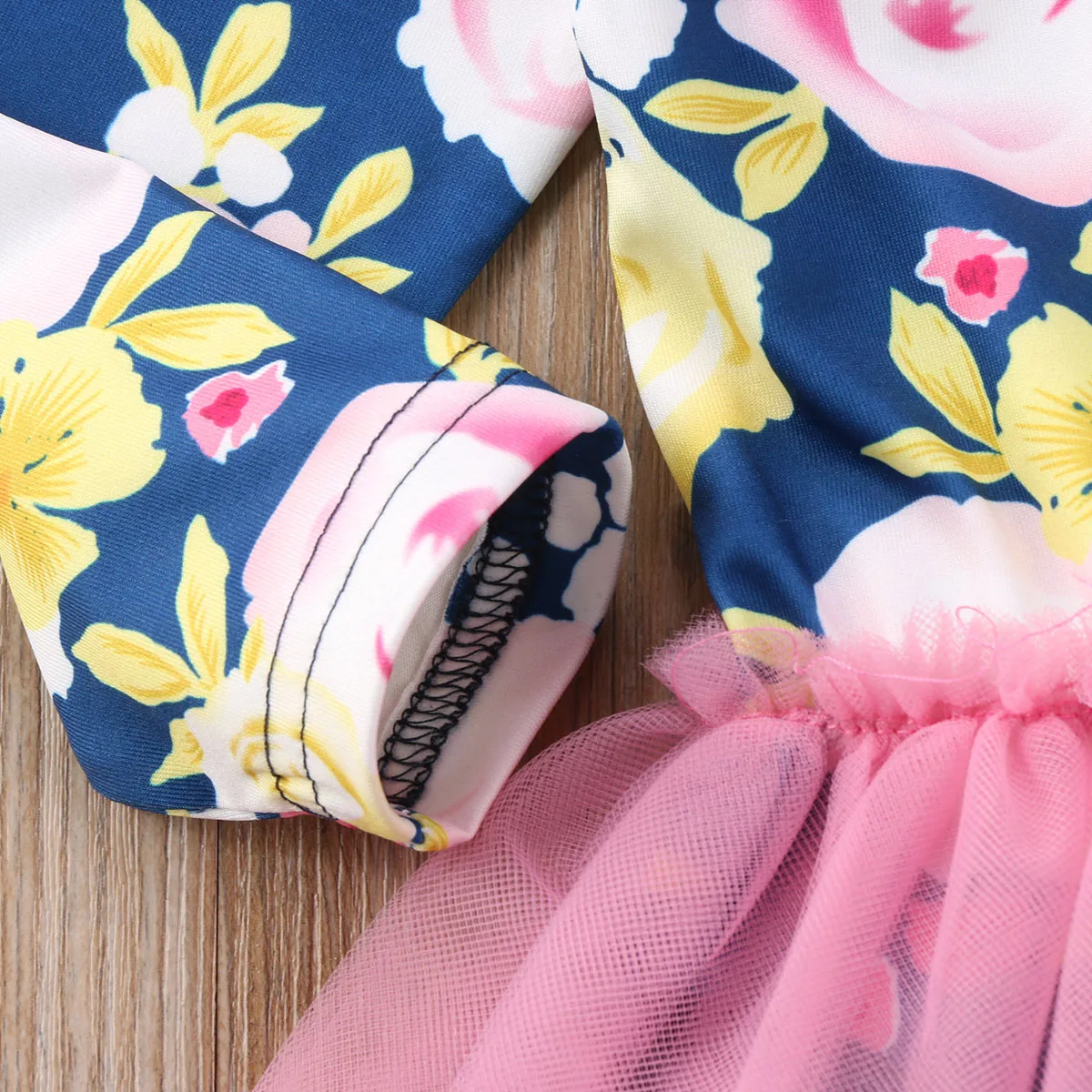 Newborn Toddler Kids Baby Girl Floral Romper Dress Lace Tutu Clothes Children Infant Girls Lovely Brief Dresses Print 6M-4T | Детская
