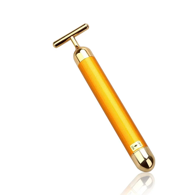 Японский инструмент для красоты 24 К золотой косметический массажер лица