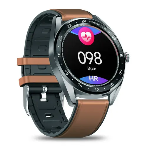 Zeblaze NEO серии смарт-часы пульсометр кровяное давление IP67 водонепроницаемые Смарт-часы спортивные часы для мужчин и женщин pk vibe 5 thor 4 5 - Цвет: Brown Silver
