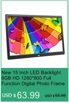 10 дюймов TFT экран светодиодный с подсветкой HD Цифровая фоторамка электронный альбом Полная Функция Фото Музыка Видео хороший подарок