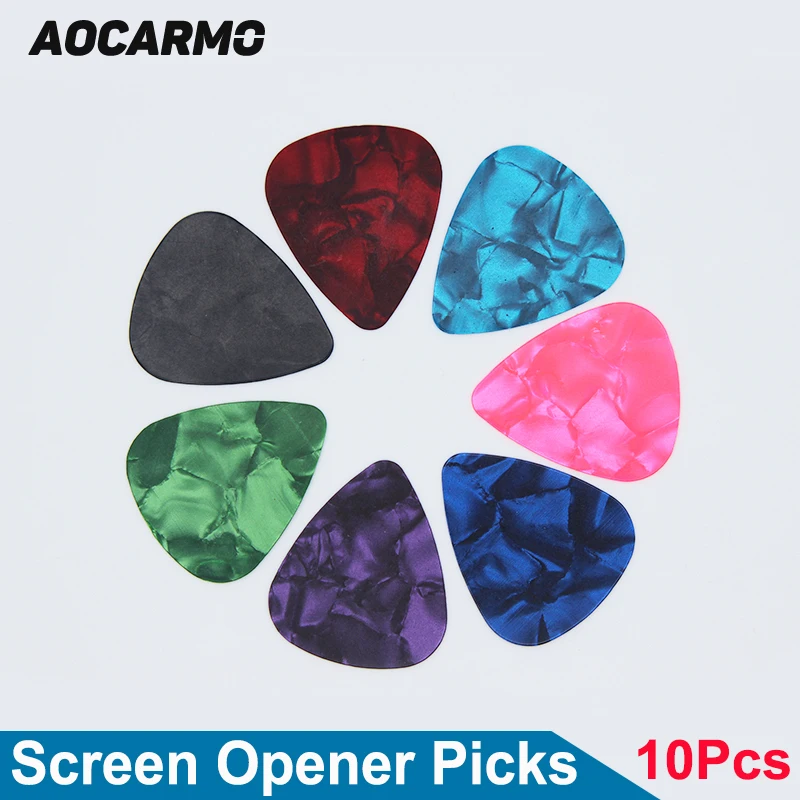 Aocarmo 10 шт./лот ультратонкие Пластиковые гитарные кирки открывалка инструмент для
