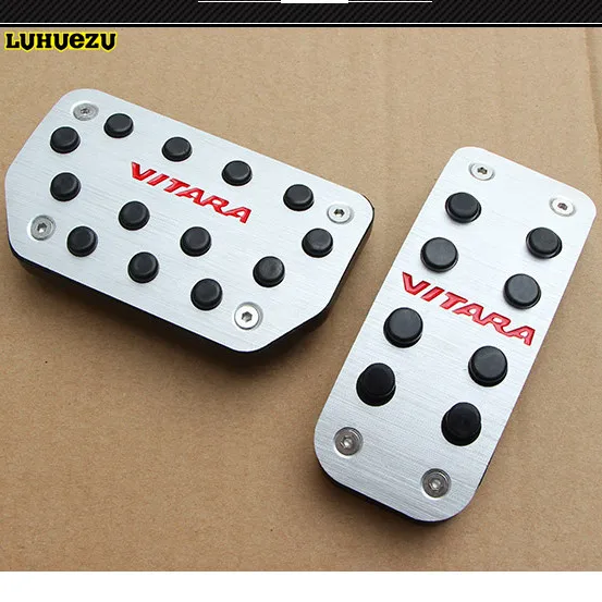 Тормозная педаль Luhuezu из алюминиевого сплава для Suzuki Vitara Accessories 2015 2016 2017|for suzuki|cover
