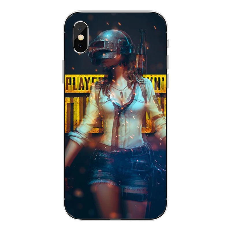Роскошный мягкий ТПУ чехол для телефона PUBG Game для iPhone 11 Pro MAX SE 6 6splus 7 8Plus 5 5S 6 6S 7 8 MAX XR XS X10 Copue