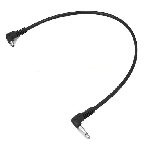 

3.5mm Plug to Male Flash PC Sync Cord Cable 12" 12 inch for Studio Photography Speedlite