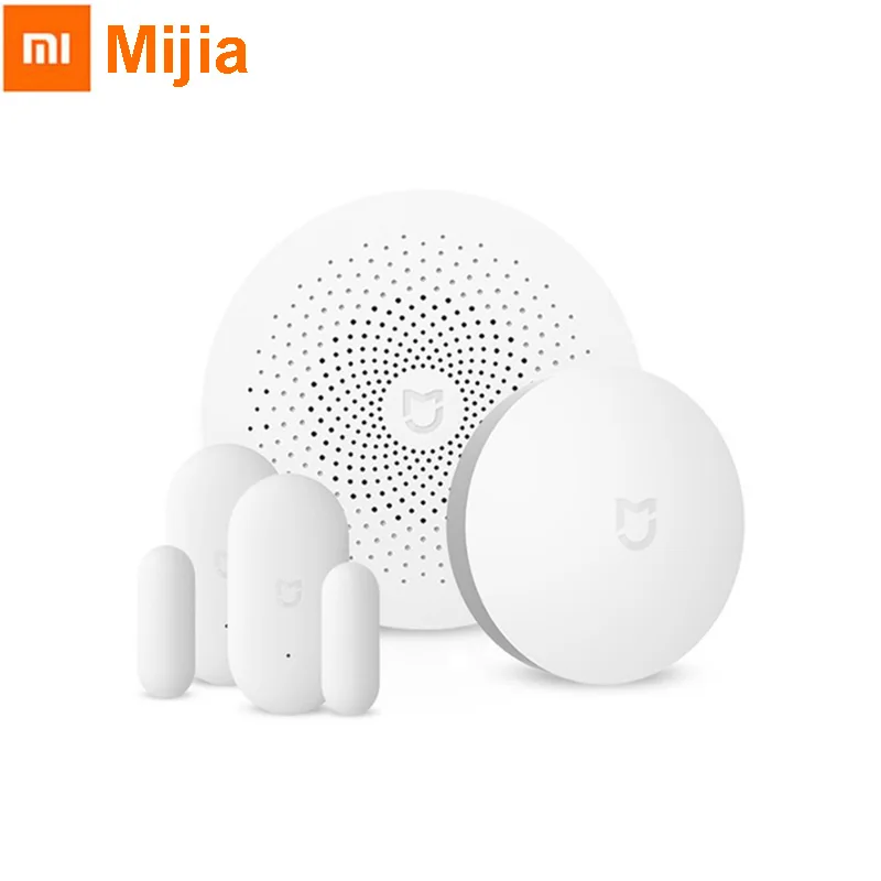 Original Xiaomi 3 in 1 mijia Smart Home Mijia Security Set Multifunctional Gateway Remote Control Window Door Sensor Switch | Электроника