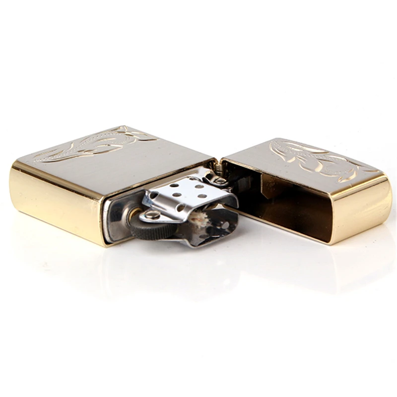 Бесплатная доставка Аксессуары для сигарет масляные зажигалки B резная Чистая