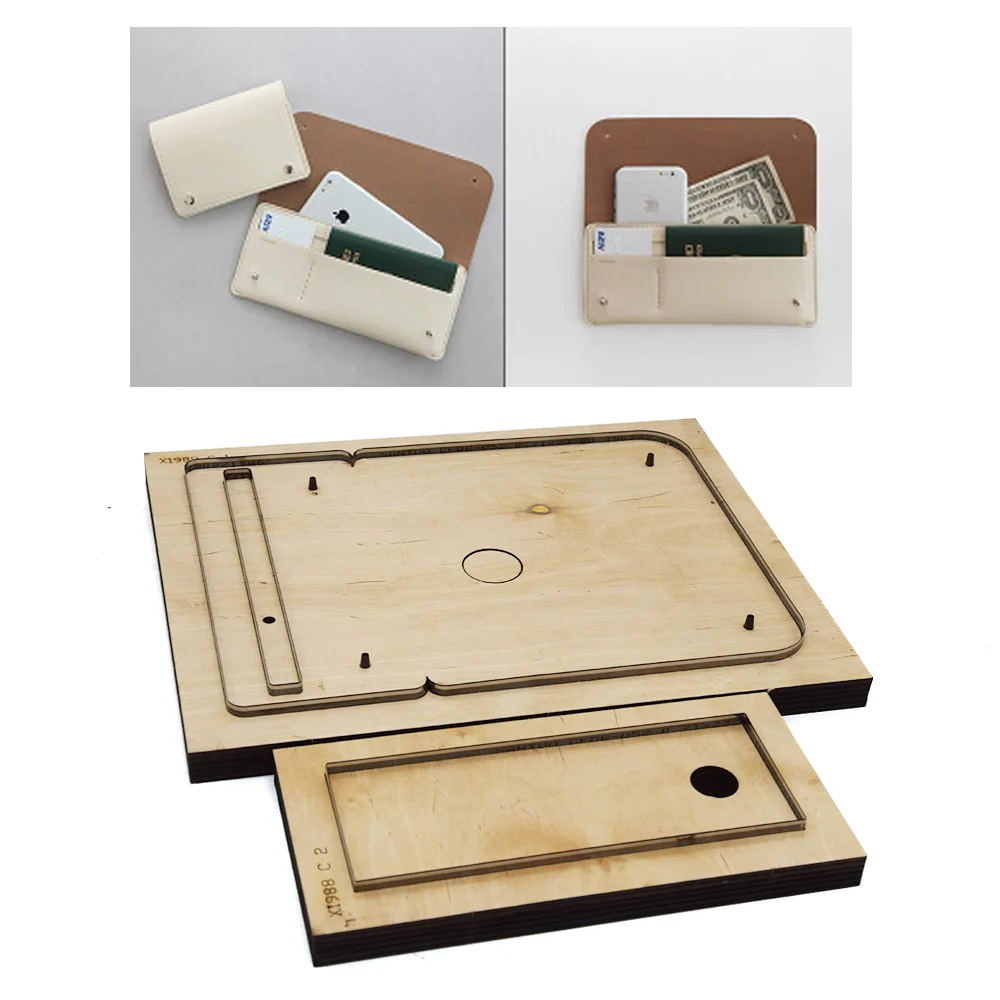 Japan Steel Blade Rule Die Cut Steel Punch Business Card Holder Cutting Mold Wood Dies Cutter Tool for Diy Leather Crafts
