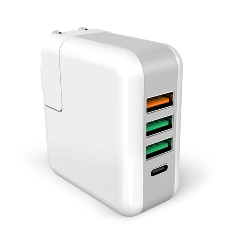 Quick charge 3.0 4 Порты и разъёмы Тип USB C Путешествия Быстрый Зарядное устройство