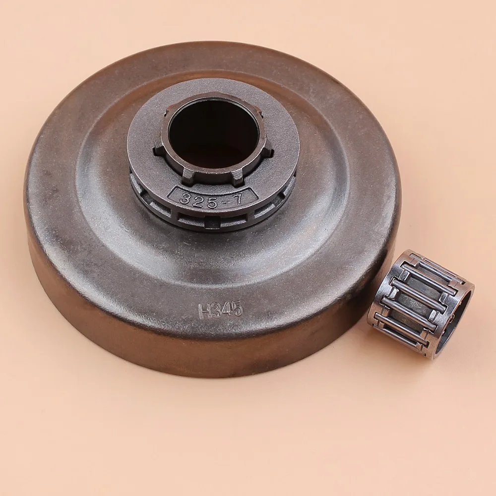 

.325"-7T Clutch Drum Sprocket Rim Needle Bearing Fit HUSQVARNA 350 351 353 340 345 346 Chainsaw Chain Drive Parts