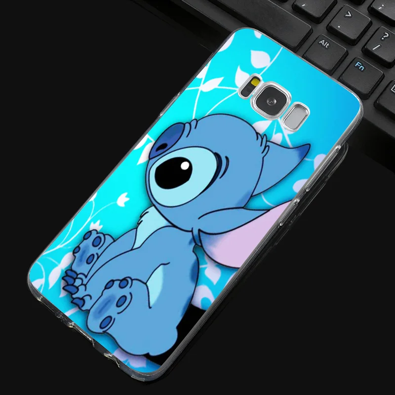DREAMFOX N116 Lilo Stitch Cute Soft TPU Silicone Cover For Samsung Galaxy Note S 3 4 5 6 7 8 9 Edge Plus Grand Prime Case |