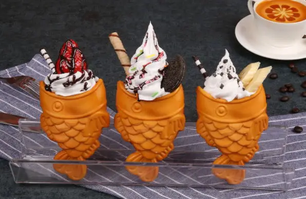 Мерная рыба Taiyaki образец Дисплей модели шоколада маття Режим отображения
