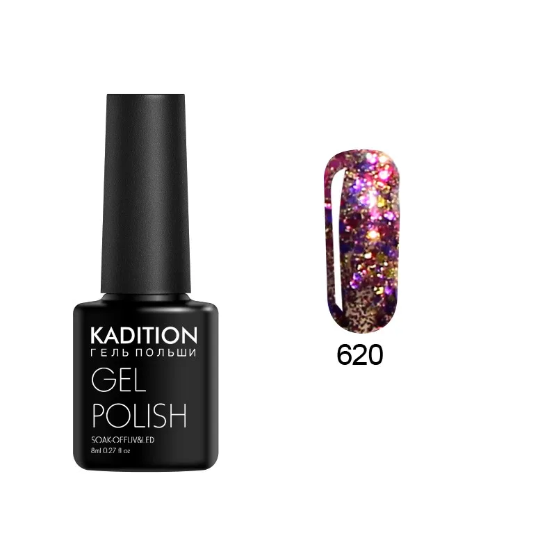 620 KADITION 3D Алмазный гель для ногтей с блестками лак Bling Diamond UV светодиодный Гель-лак для ногтей нужно базовое верхнее покрытие дизайн ногтей - Цвет: 620