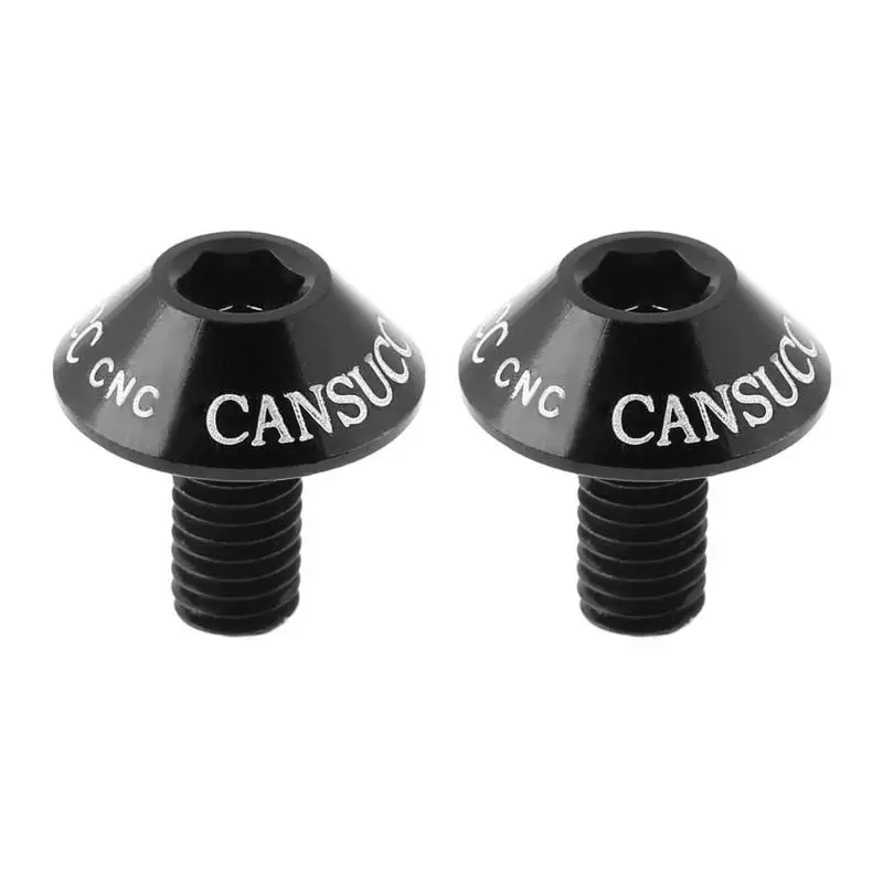 

2pcs Bicycle Water Bottle Cage Bolt Bottle Holder M5x10mm 7075 Aluminum Alloy Screws For Bike Bottle kettle Holder Bracket Rack