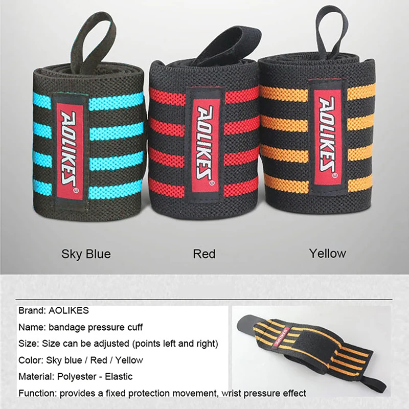 2 шт. хлопковые повязки на запястье для занятий спортом|wrist wraps|bandage handhand support |