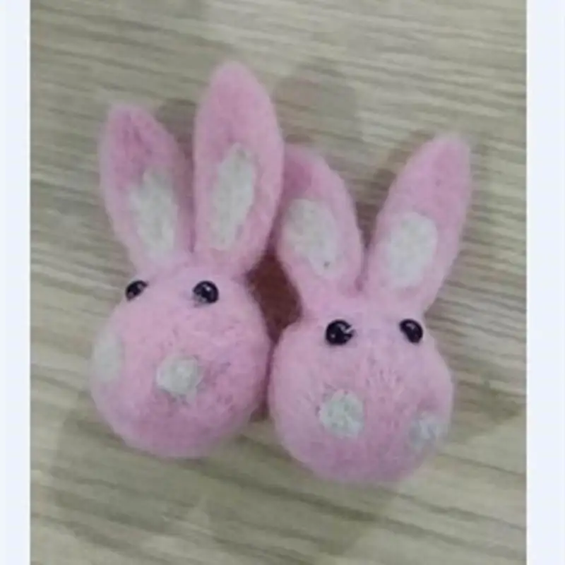 1 шт. кролик животное Шерсть Войлок DIY ремесло Poke наборы многофункциональная