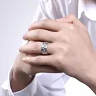 Мужское вращающееся обручальное кольцо из нержавеющей стали