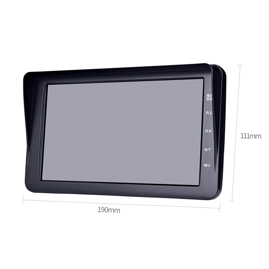 7 дюймовый видеорегистратор с двумя объективами камера для переднего и заднего