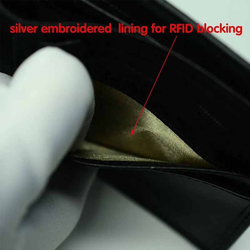 KZNI кожаный держатель для карт кошелек на молнии с Rfid блокировкой из углеродного